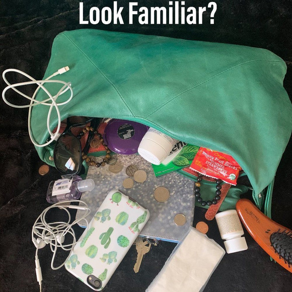 Insert/Organizer-Large- Designer Handbags/Totes -Black Style2 - NWT - Picture 6 of 7